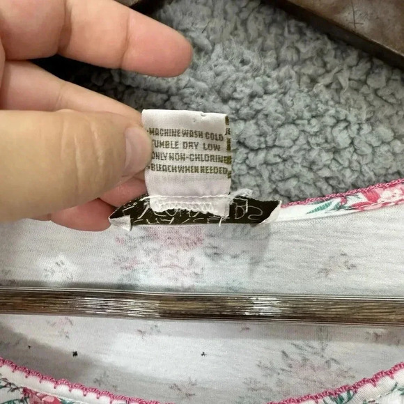 Chance Encounters floral nightgown womens medium ditsy cotton cottagecore modest - Picture 4 of 8